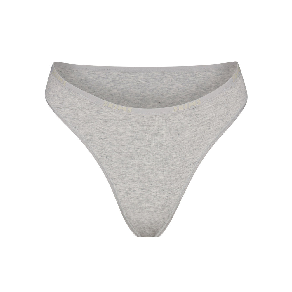 Skims COTTON LOGO HIGH LEG Bikini Svetlo Siva | EXCG-75480