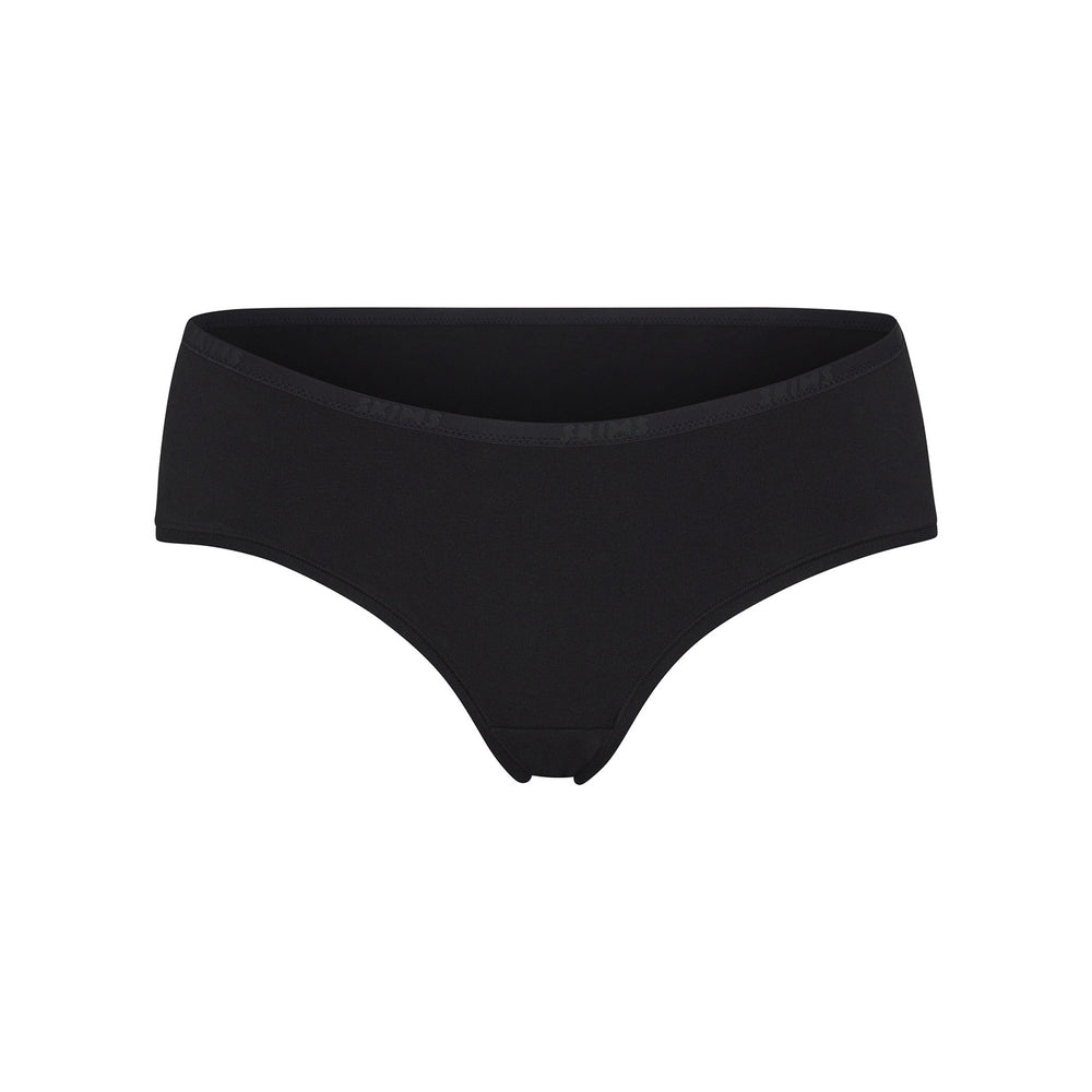 Skims COTTON LOGO Hipster Čierne | NCQX-61375