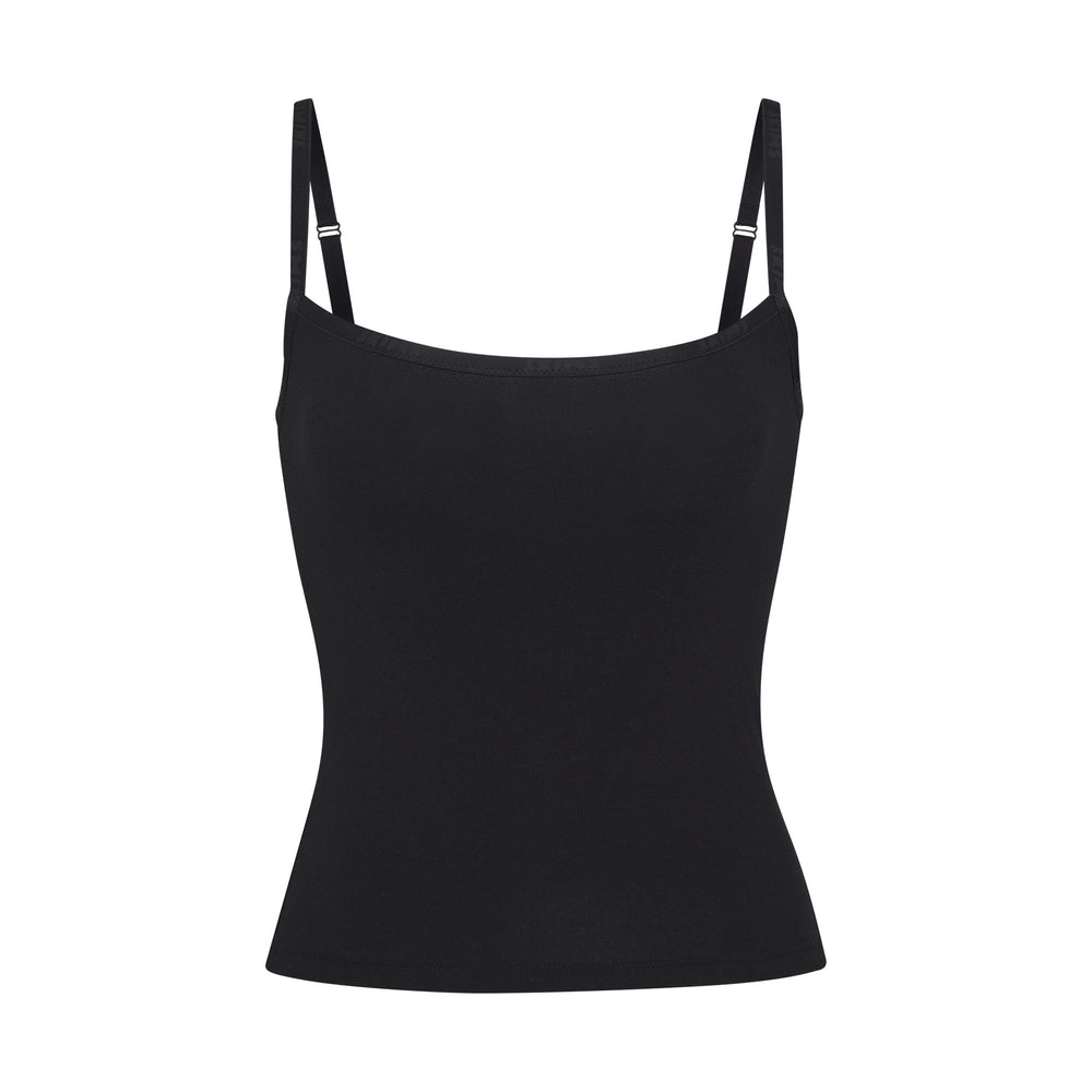 Skims COTTON LOGO Tank Čierne | VNWP-48156