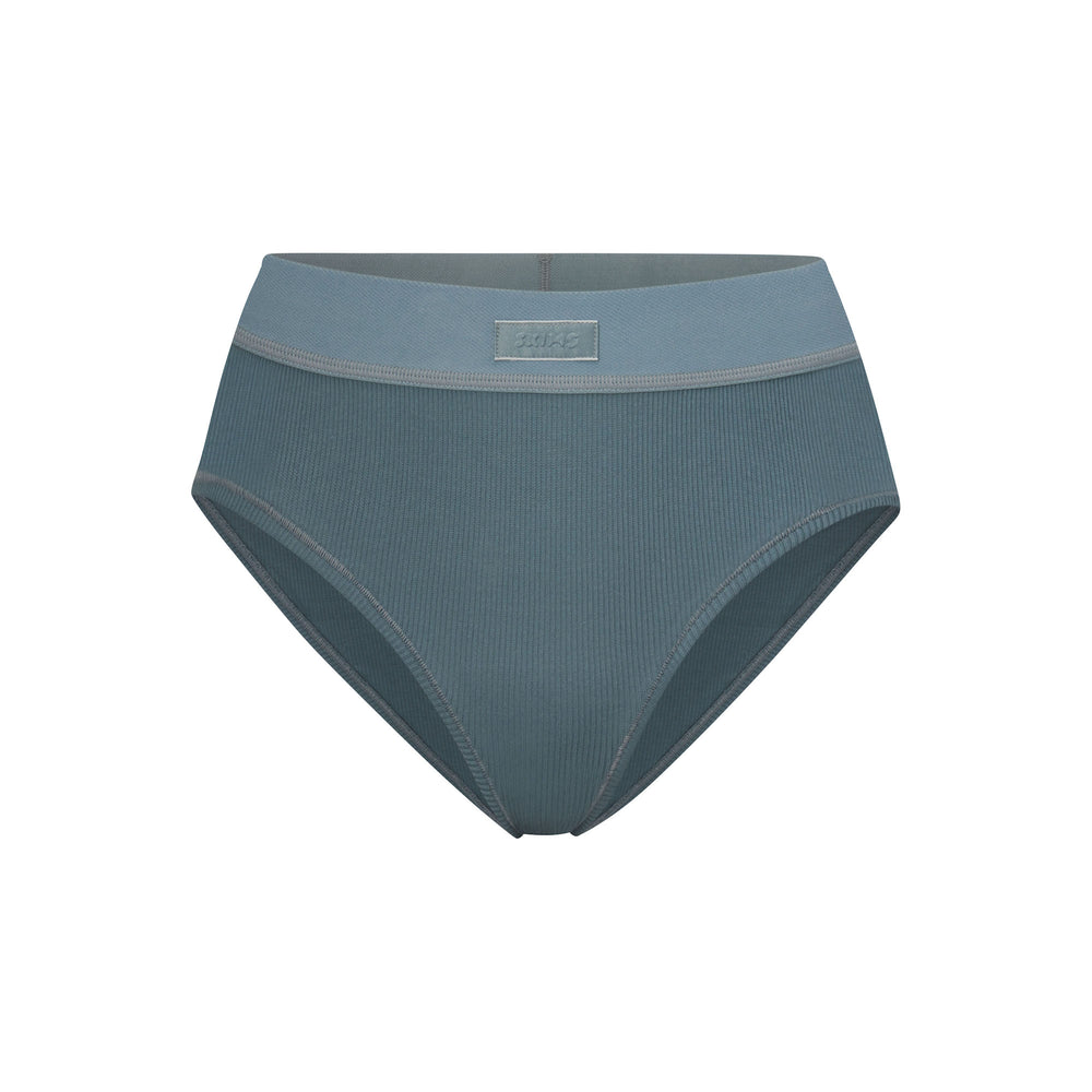 Skims COTTON RIB MID RISE Brief Modre | IGQX-97483