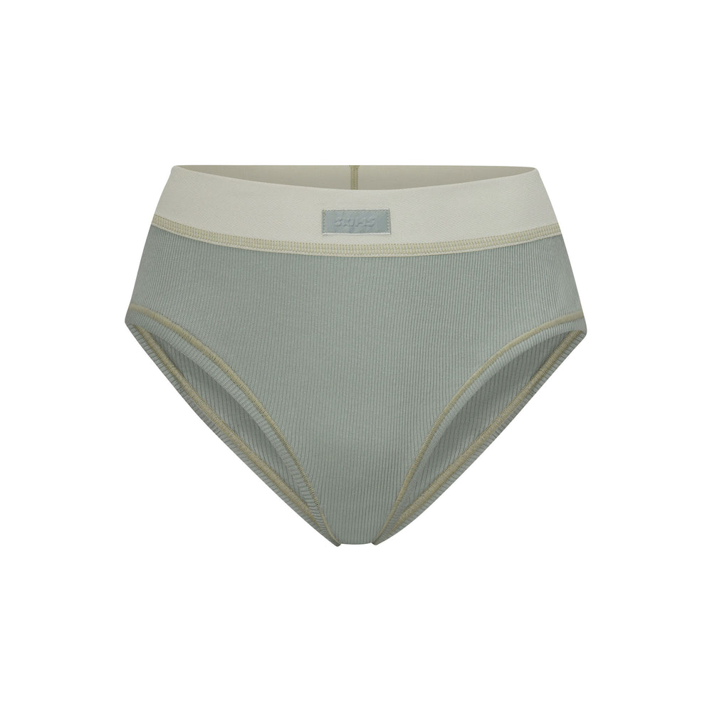 Skims COTTON RIB MID RISE Brief Modre | RDZG-35641