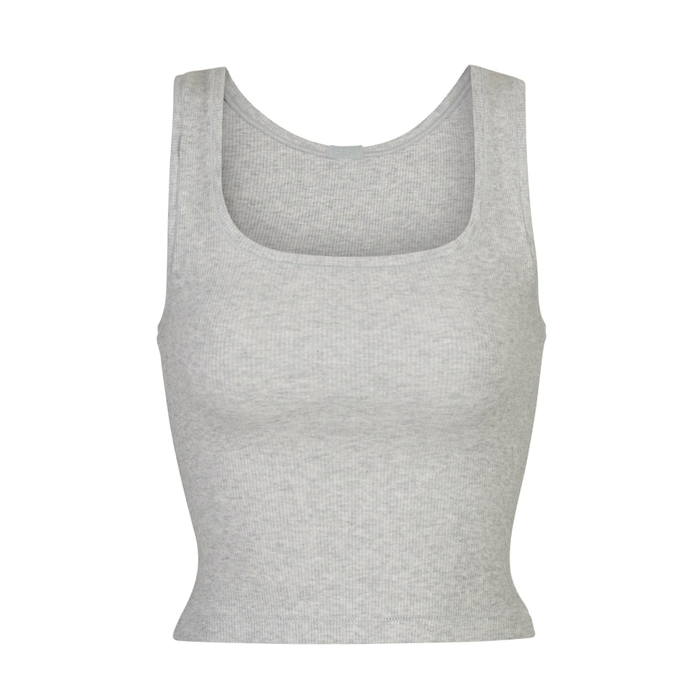 Skims COTTON RIB Tank Svetlo Siva | PDEX-41687