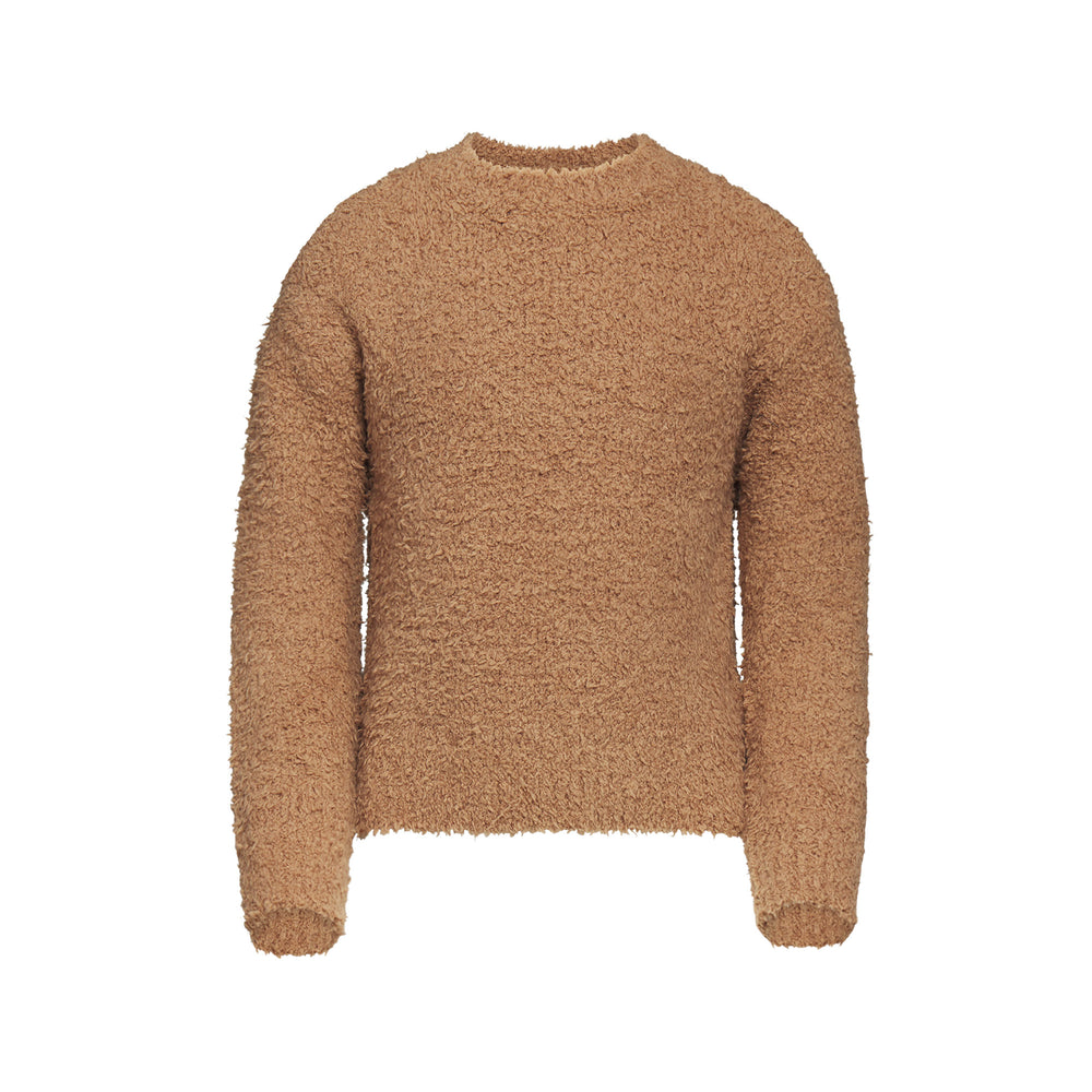 Skims COZY KNIT PULLOVER Detske Hnede | PEFT-53874