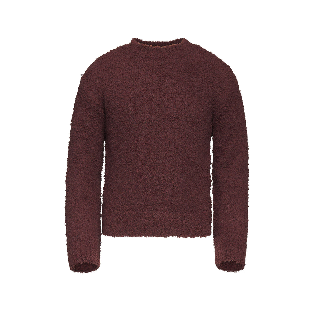 Skims COZY KNIT PULLOVER Detske Tmavo Červené | BJQT-67138