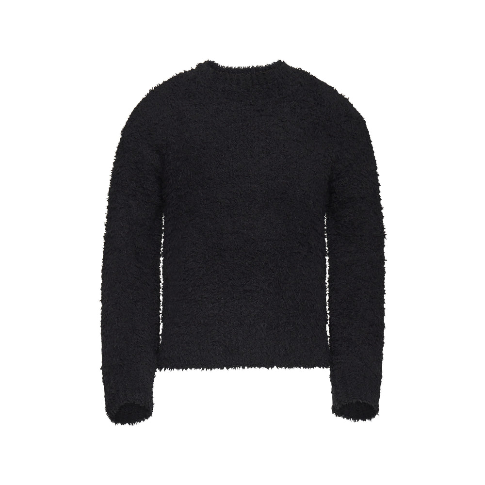 Skims COZY KNIT PULLOVER Detske Čierne | WXRQ-51803