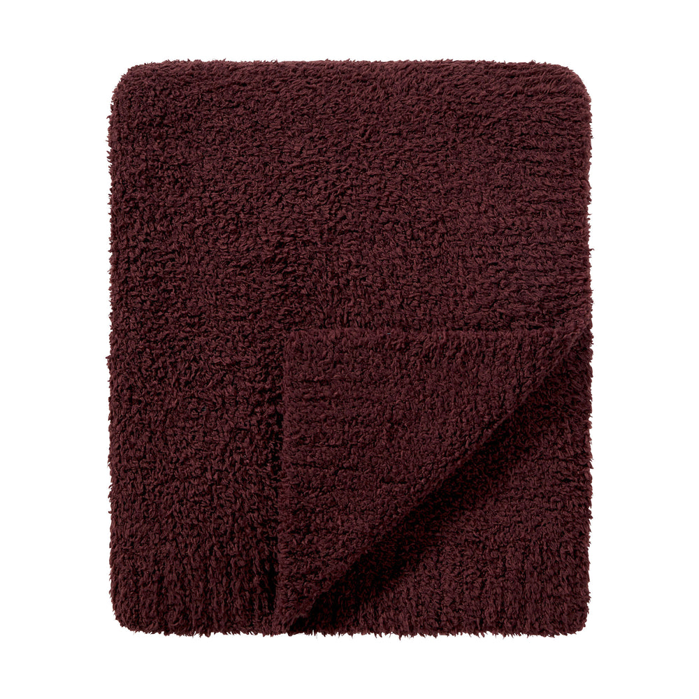 Skims COZY KNIT Prikrývka Tmavo Červené | RMVY-91807