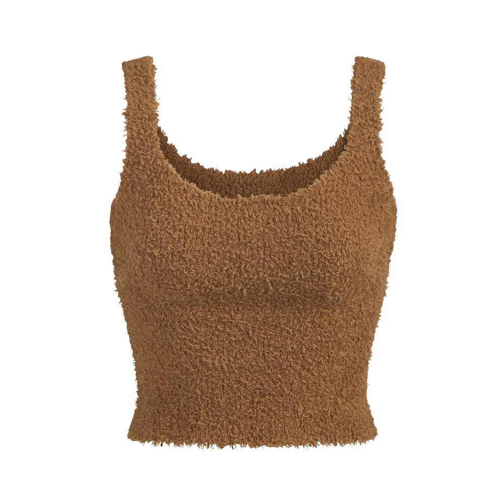 Skims COZY KNIT Tank Hnede | BMQP-91874