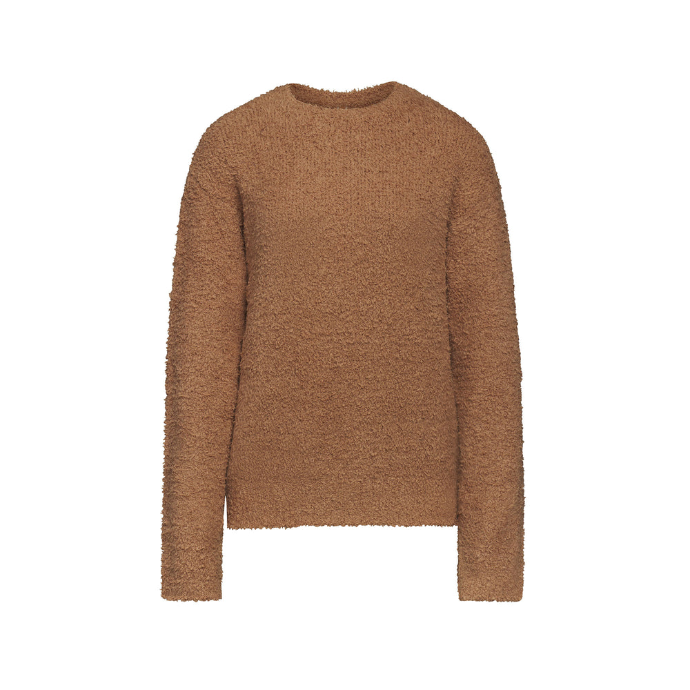 Skims COZY KNIT UNISEX Pulover Hnede | NOSJ-57963