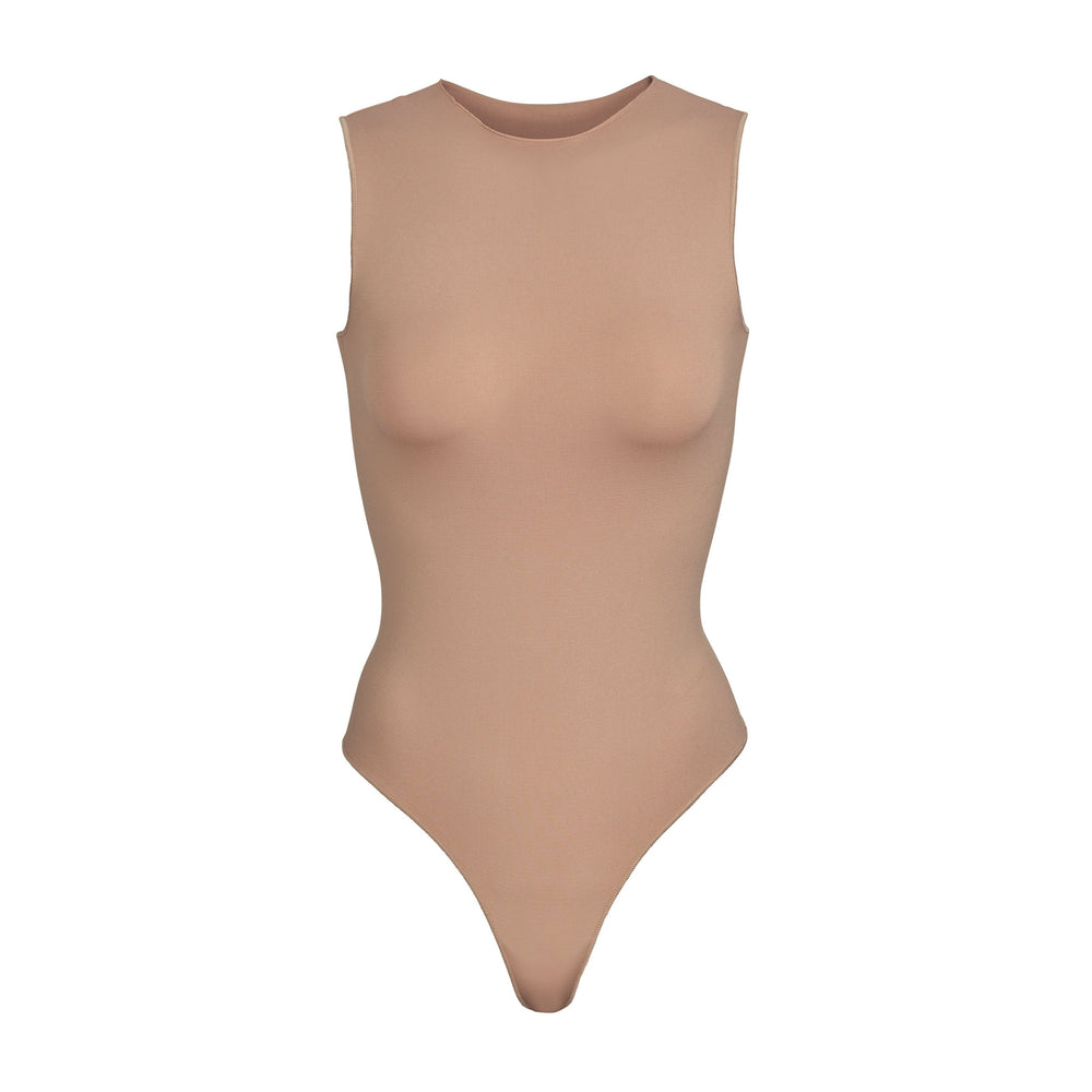 Skims ESSENTIAL CREW NECK Sleeveless Bodysuit Marhule | HSRL-78342