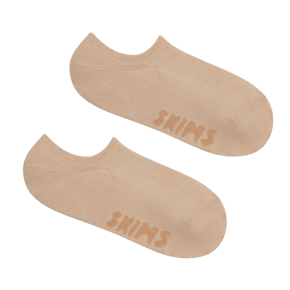 Skims EVERYDAY LOW RIB ANKLE Ponozky Hnede | CSIH-58967
