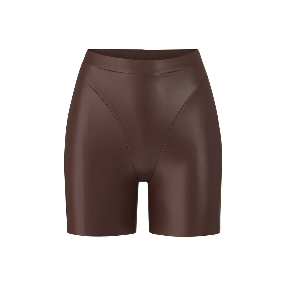 Skims FAUX LEATHER BIKER Kratasy Čokoláda | IJVS-82431