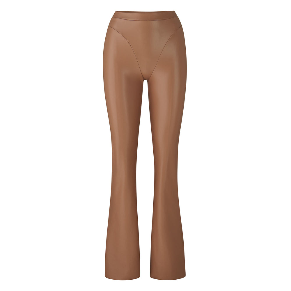 Skims FAUX LEATHER BOOT CUT Nohavice Marhule | ZVGJ-78052
