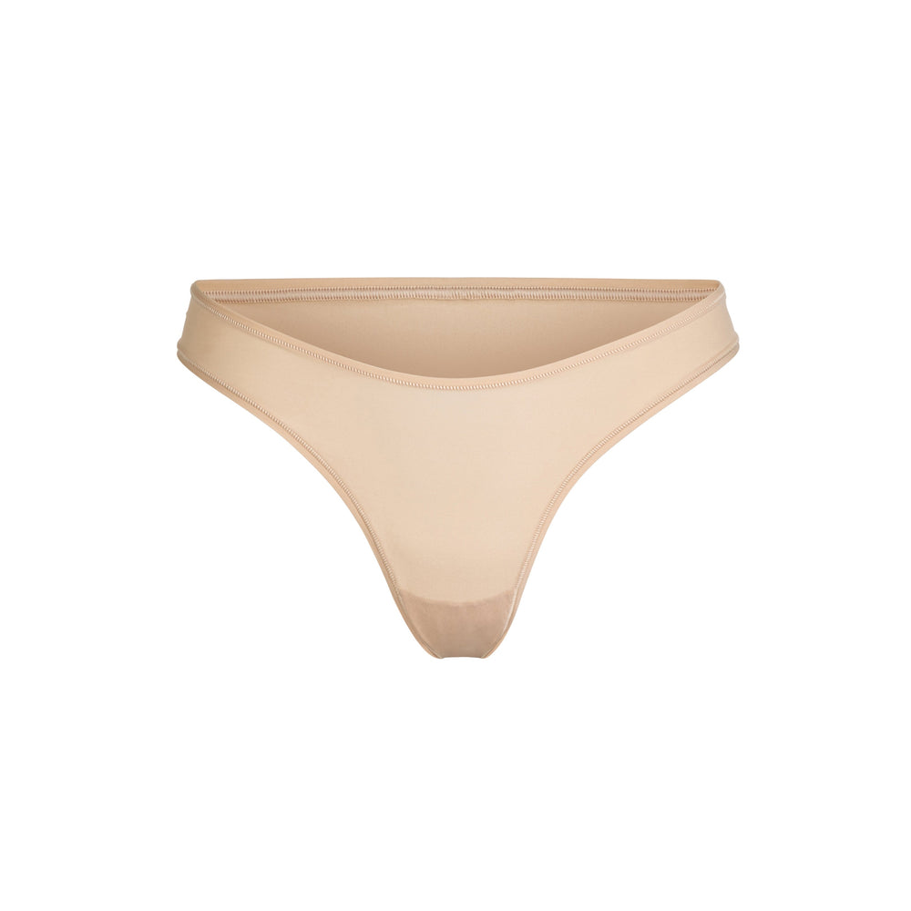 Skims FITS EVERYBODY DIPPED FRONT Thong Béžové | UDMC-72453
