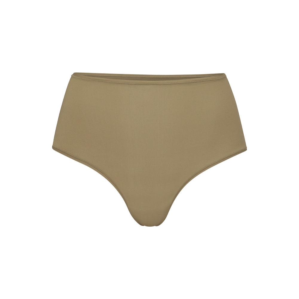 Skims FITS EVERYBODY HIGH WAISTED Thong Hnedožltý | NRLV-23615