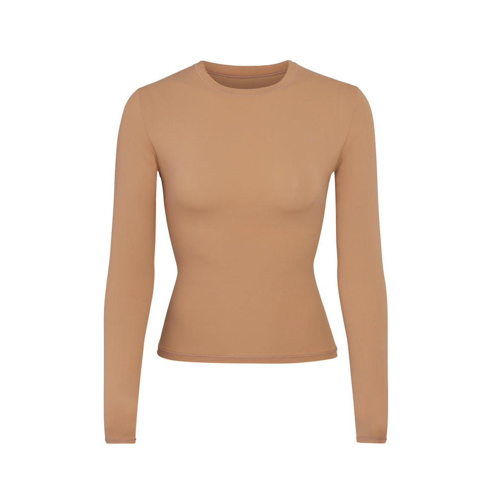 Skims FITS EVERYBODY LONG SLEEVE T-shirt Marhule | AQBY-39087