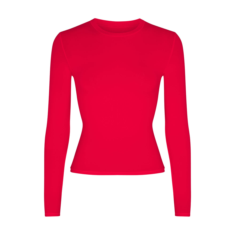 Skims FITS EVERYBODY LONG SLEEVE T-shirt Červené | IQST-23418