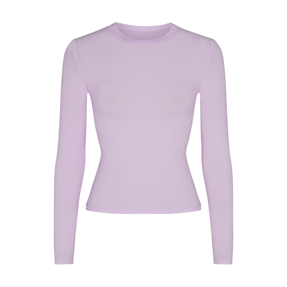 Skims FITS EVERYBODY LONG SLEEVE T-shirt Nachový | VZBX-08632