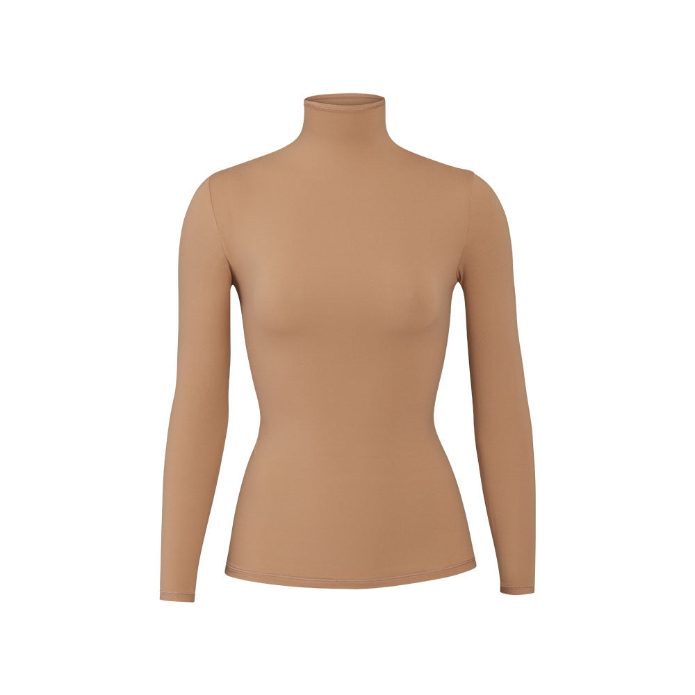 Skims FITS EVERYBODY TURTLENECK T-shirt Marhule | XCIO-59814