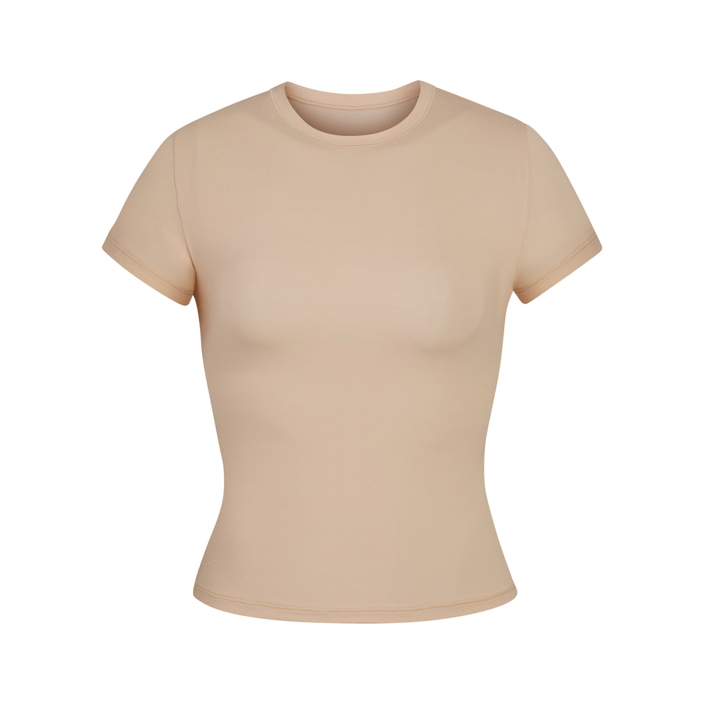 Skims FITS EVERYBODY T-shirt Béžové | JXTG-54902