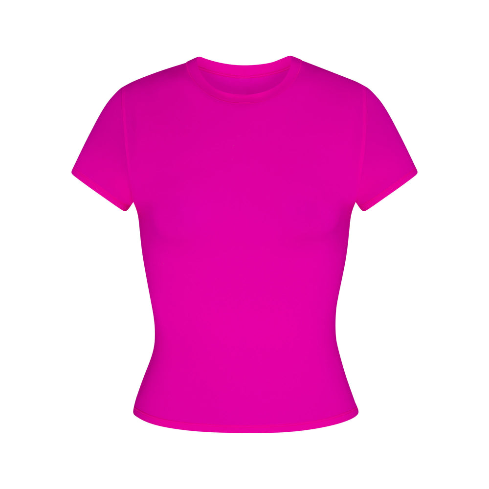 Skims FITS EVERYBODY T-shirt Fuchsie | XNHW-47263