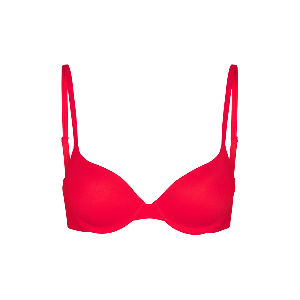 Skims FITS EVERYBODY T-shirt Push Up Bra Červené | KASF-02158