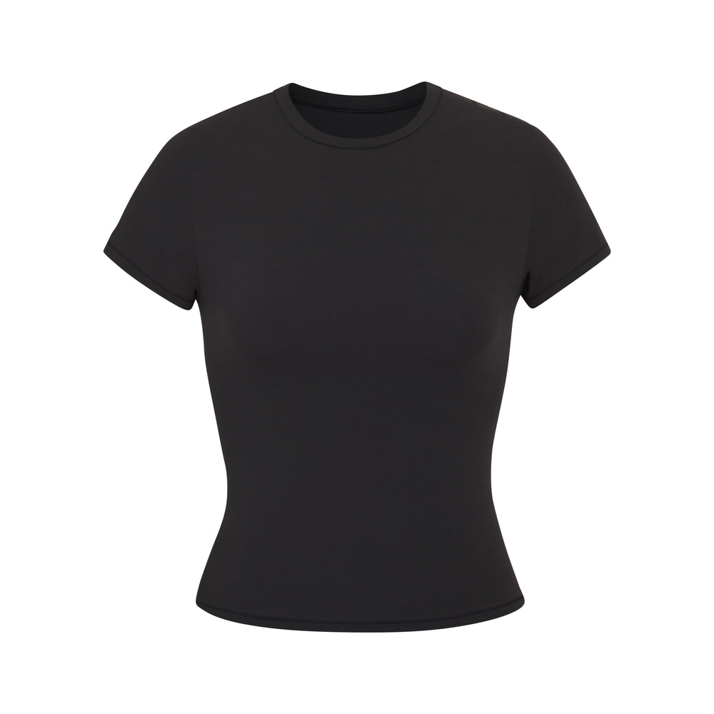 Skims FITS EVERYBODY T-shirt Čierne | LUSA-17984