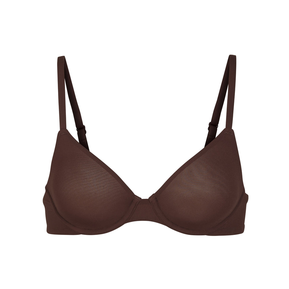 Skims FITS EVERYBODY UNLINED Underwire Bra Čokoláda | TXOD-90625