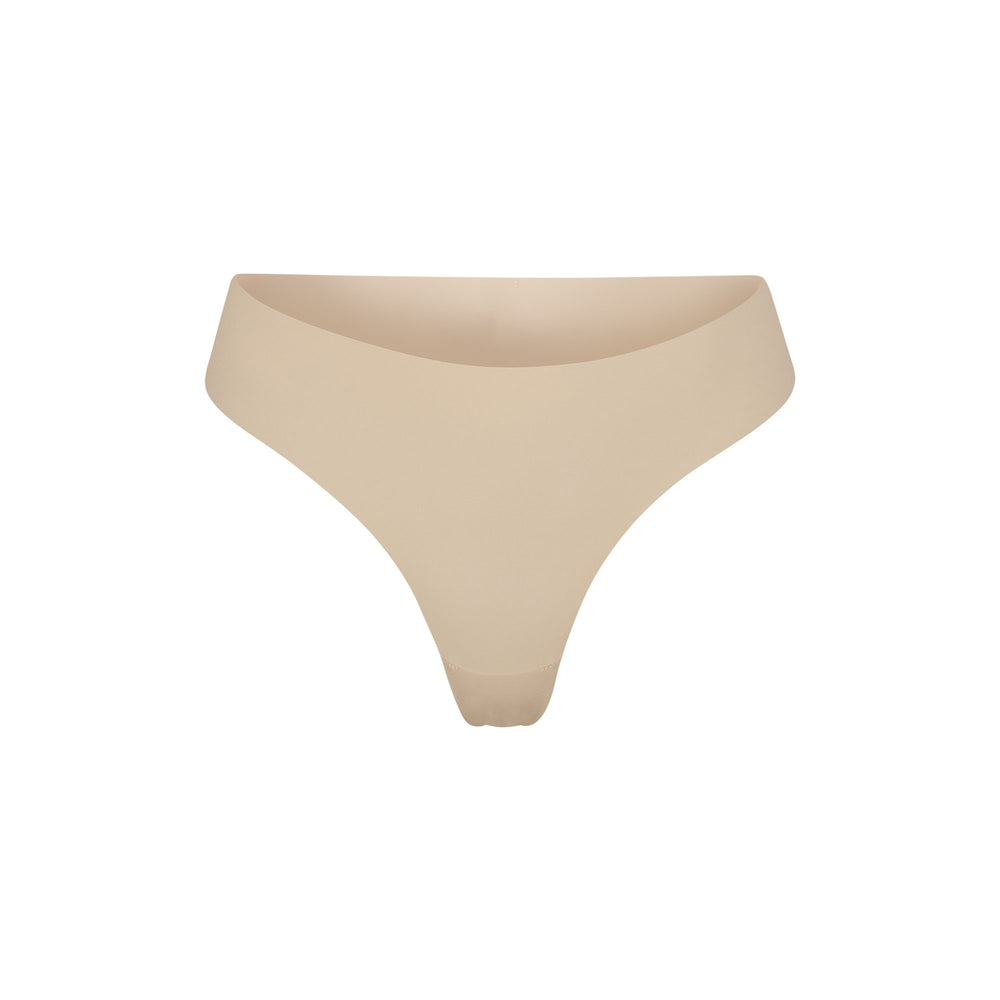 Skims FREE CUT MID WAIST Thong Hnede | WQNR-03275