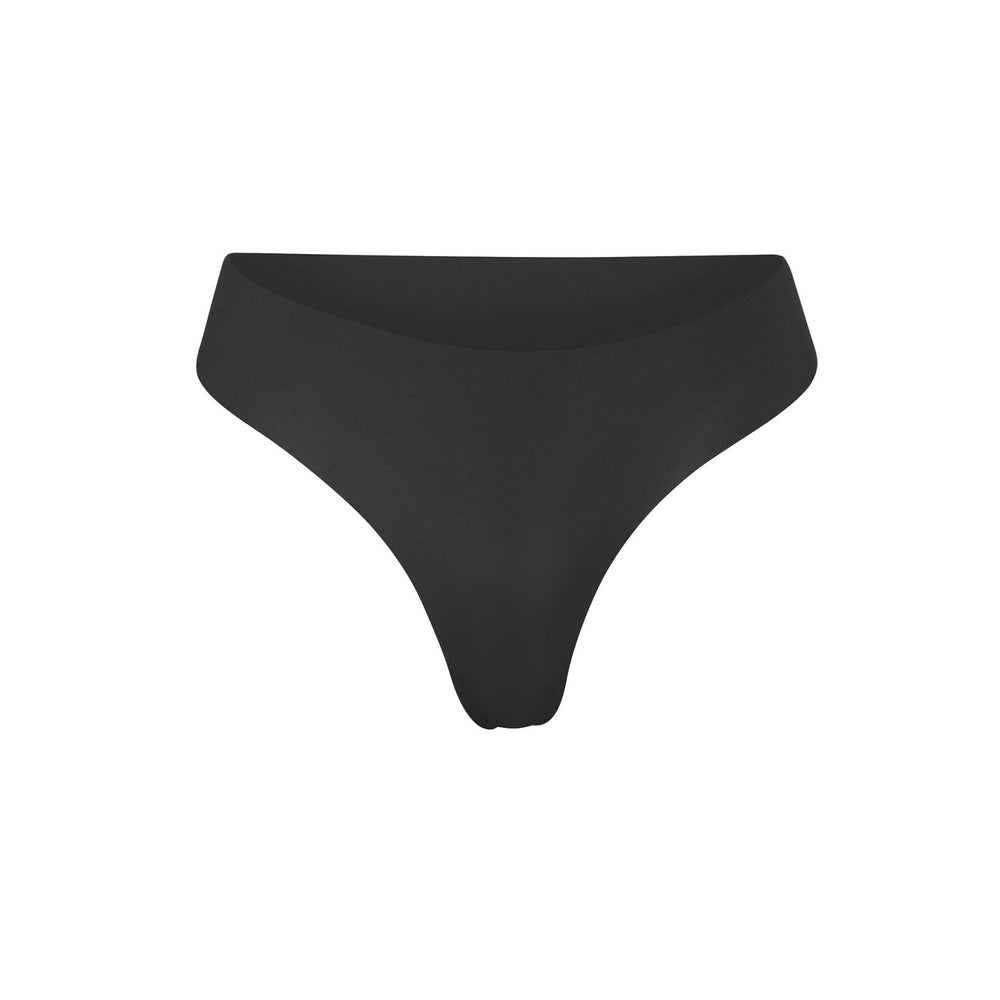 Skims FREE CUT MID WAIST Thong Čierne | ZHGM-16204