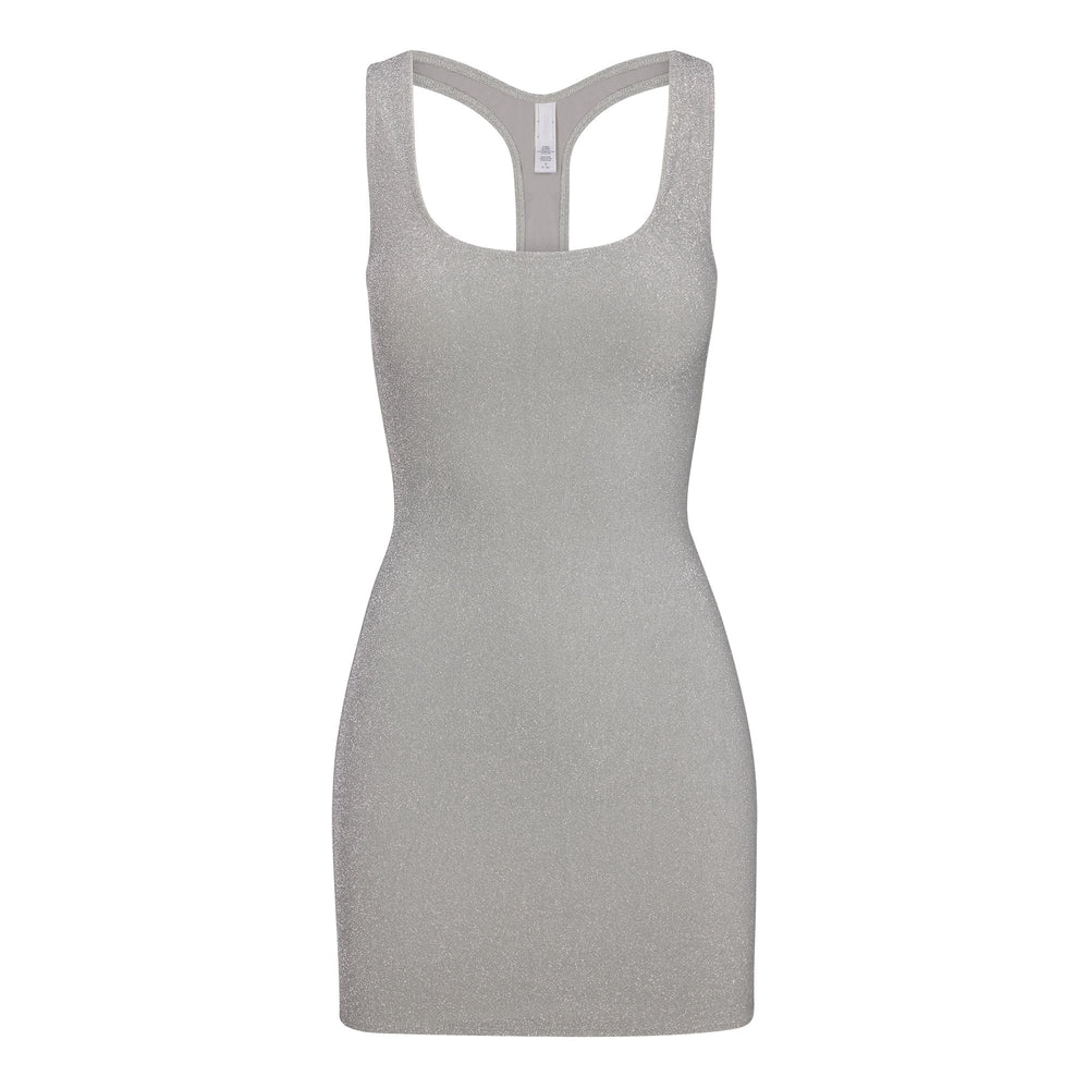 Skims GLITTER SWIM METALLIC Dress Siva | BELD-53126