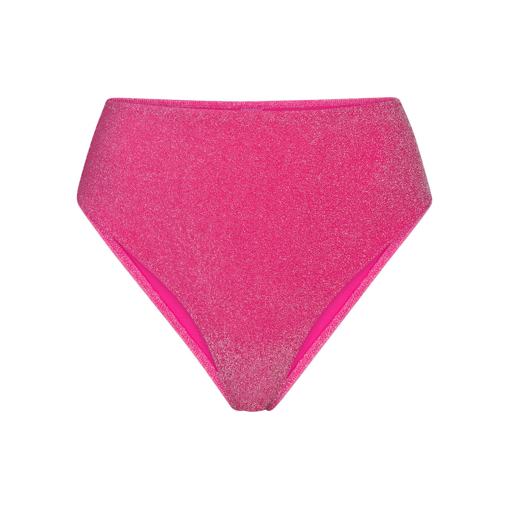 Skims GLITTER SWIM MID WAIST BOTTOM Two Pieces Ruzove | TDOZ-98461