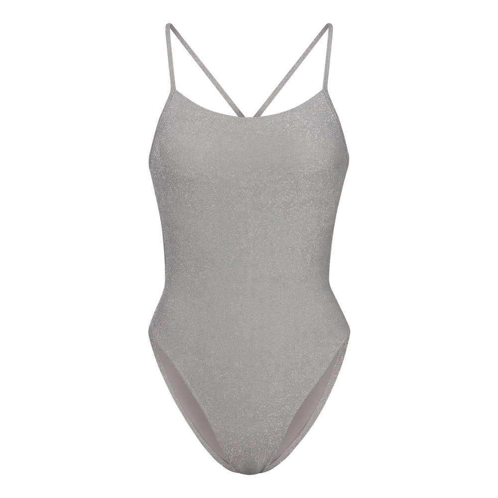 Skims GLITTER SWIM One Piece Siva | DQKO-60459