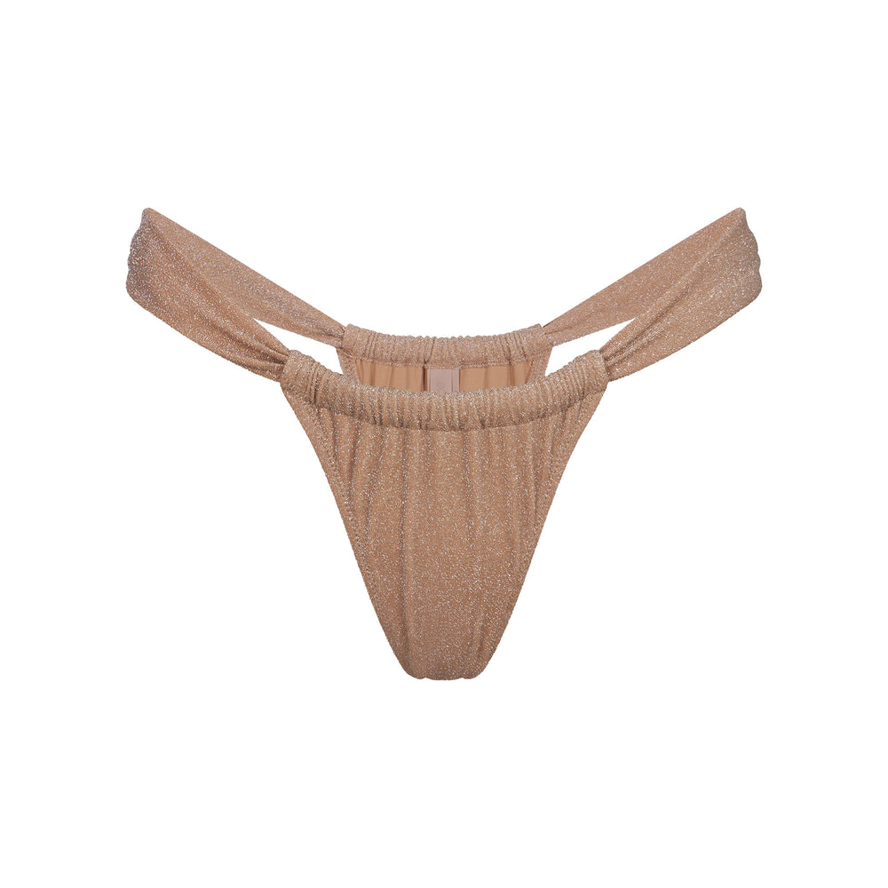 Skims GLITTER SWIM RUCHED BIKINI TANGA Two Pieces Marhule | VKHI-72930