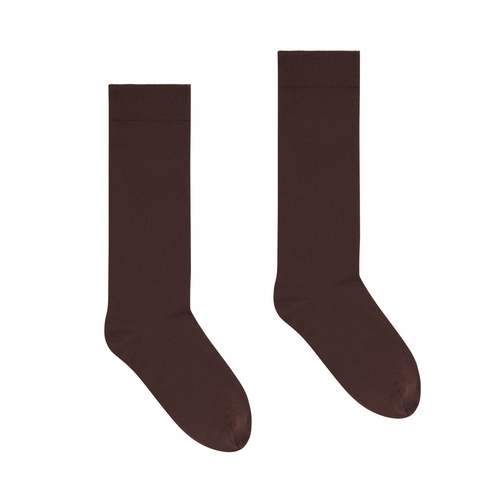 Skims HOSIERY CREW Ponozky Čokoláda | GCWY-37068