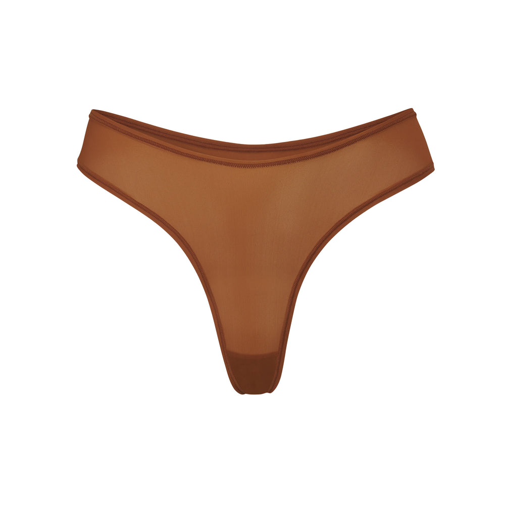 Skims JELLY SHEER DIPPED Thong Meď | ZUAB-84631