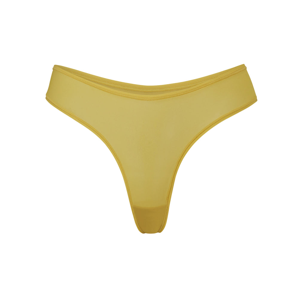 Skims JELLY SHEER DIPPED Thong Žlté | KOQP-05923