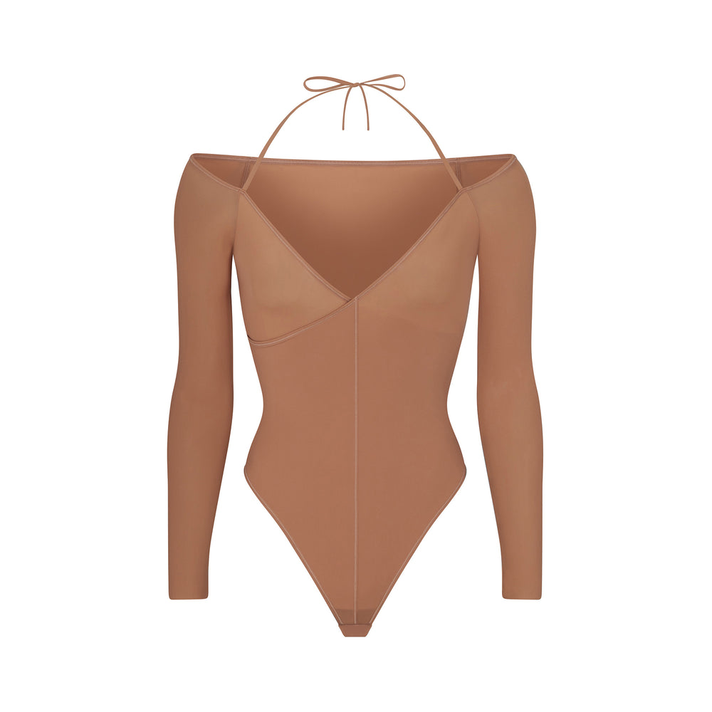 Skims JELLY SHEER Off The Shoulder Bodysuit Marhule | OHPU-42980