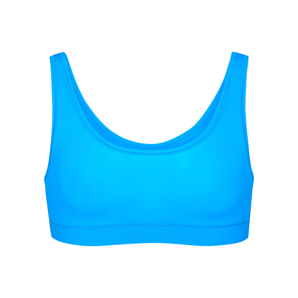 Skims JELLY SHEER SCOOP NECK Bralette Modre | KQFI-54027