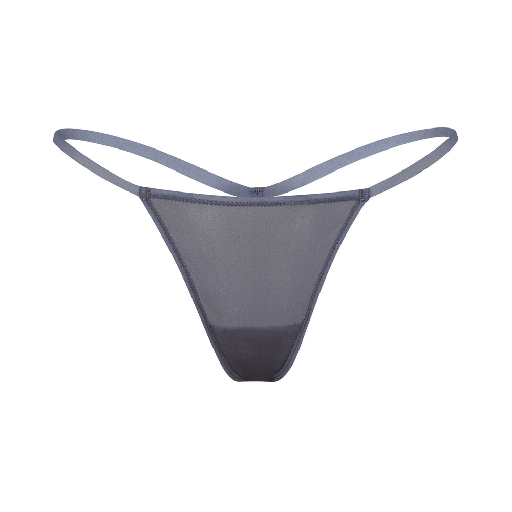 Skims JELLY SHEER STRING Thong Siva Modre | AGNX-51274