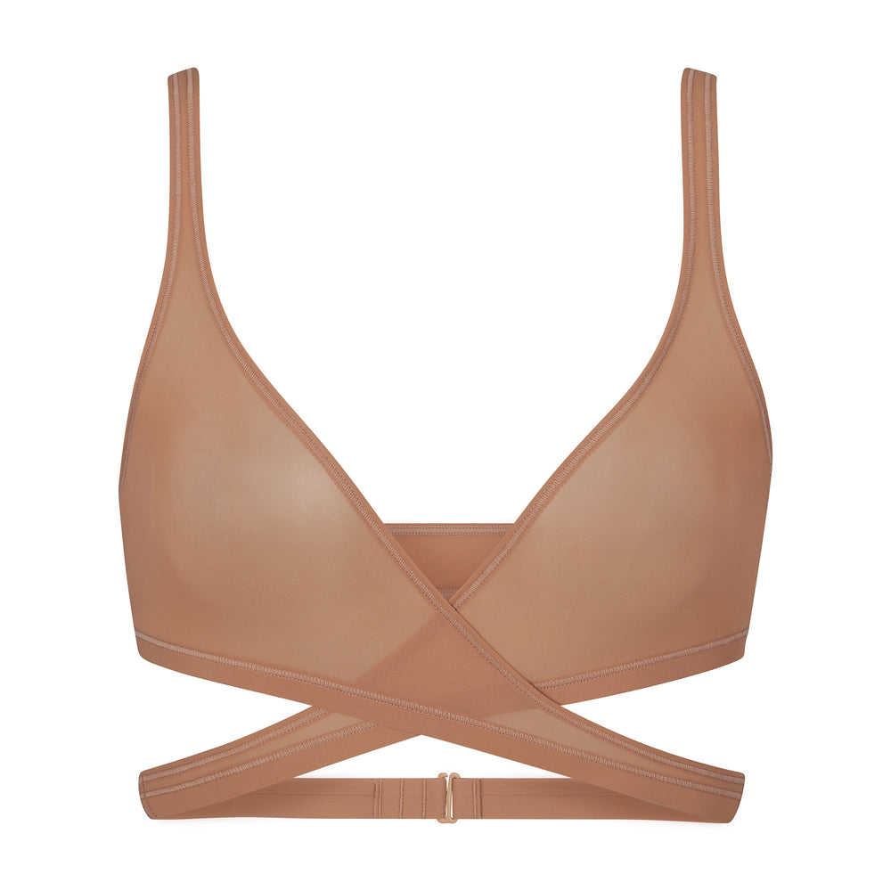 Skims JELLY SHEER WRAP Bralette Marhule | UHIY-57493