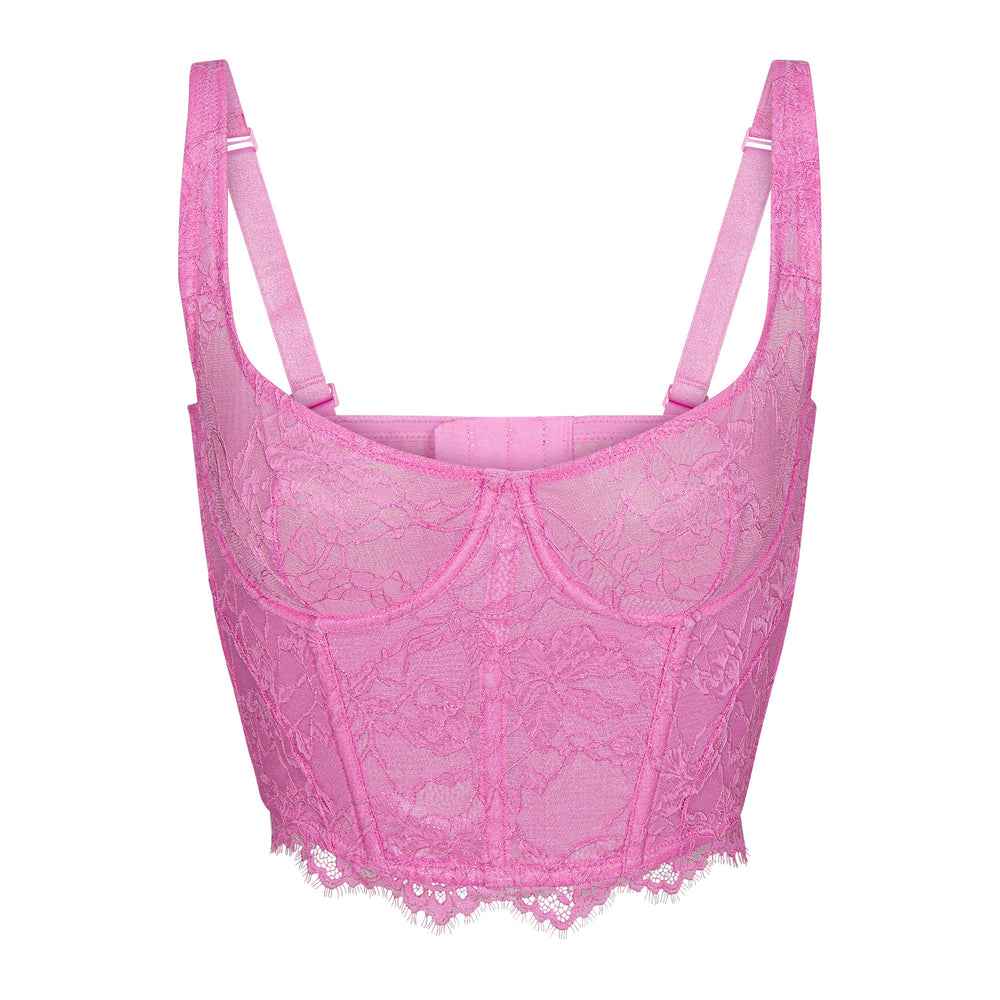 Skims LACE Bustier Ruzove | KULF-92381