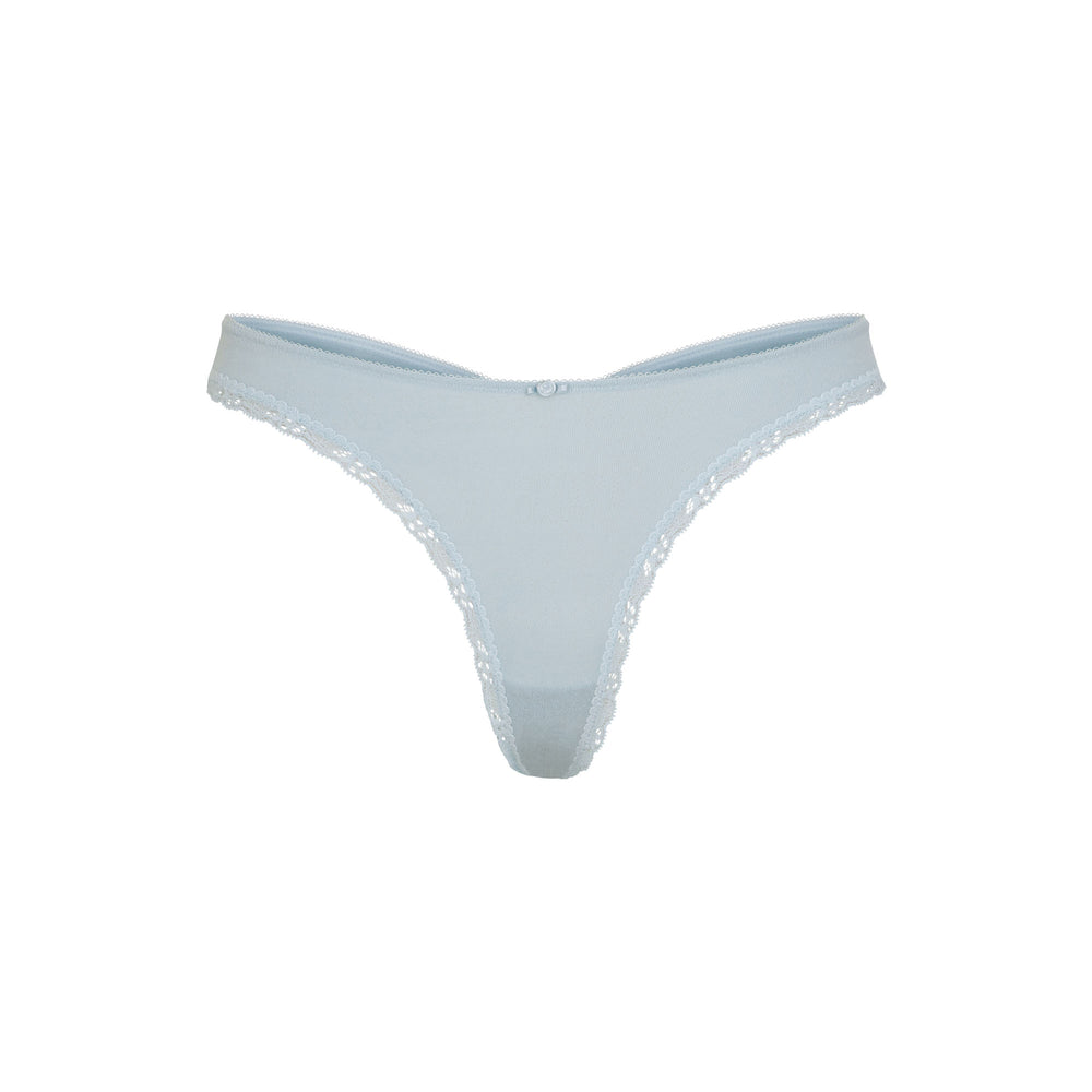 Skims LACE POINTELLE Thong Modre | DFWR-24901