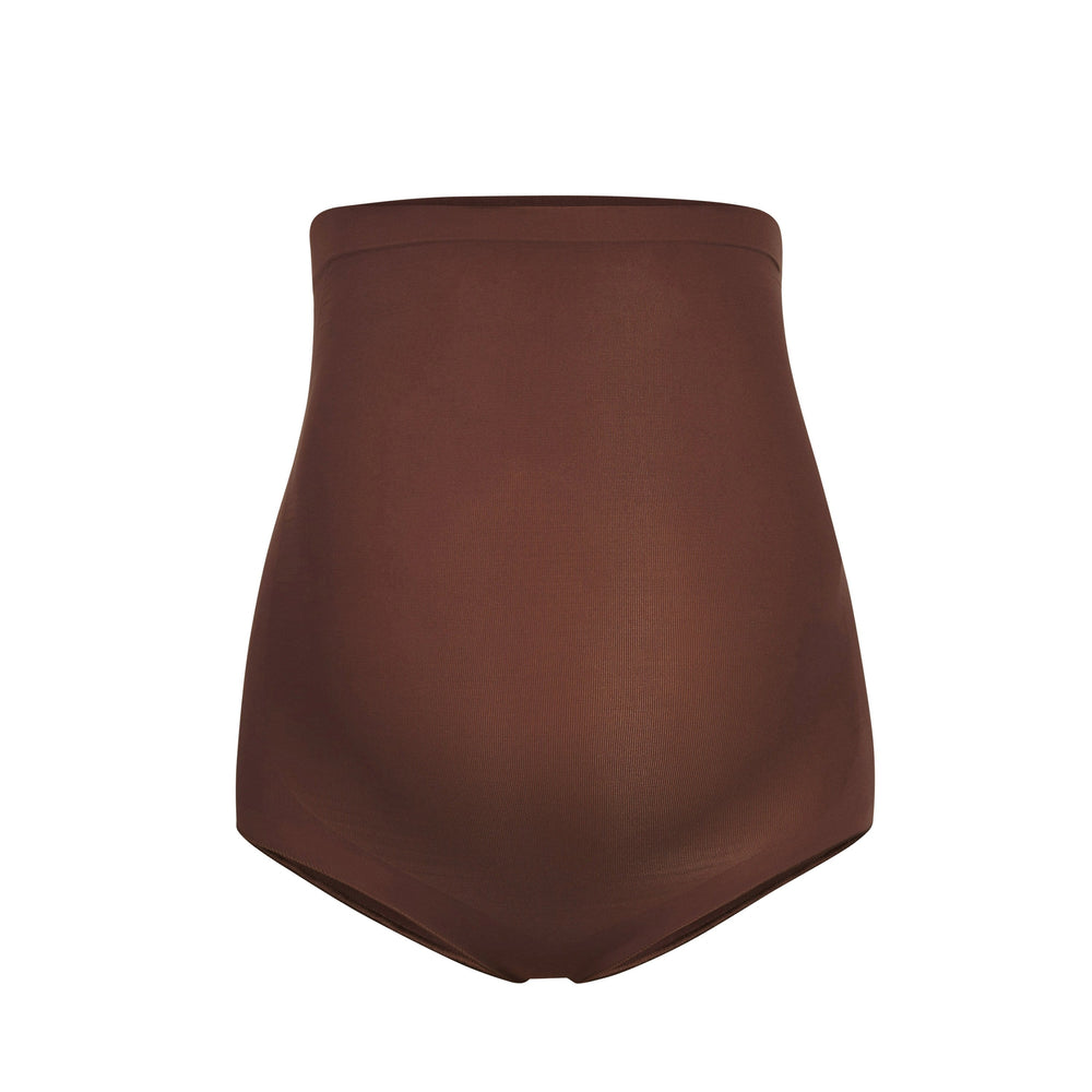 Skims MATERNITY SCULPTING HIGH WAIST BRIEF Maternity Shapewear Čokoláda | WMBD-65491