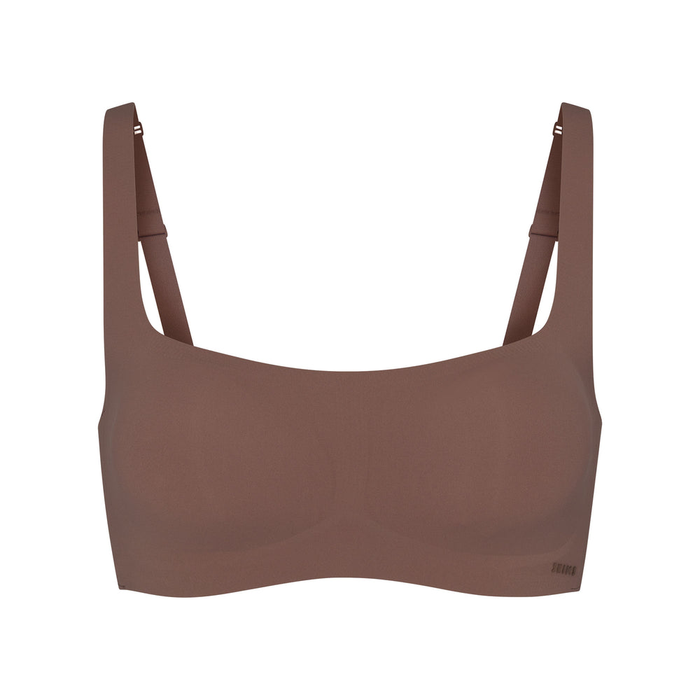 Skims NAKED Scoop Neck Bra Hnede | GYKJ-17052