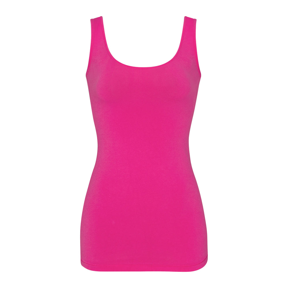 Skims NEW VINTAGE SCOOP NECK Tank Fuchsie | FZBL-17293