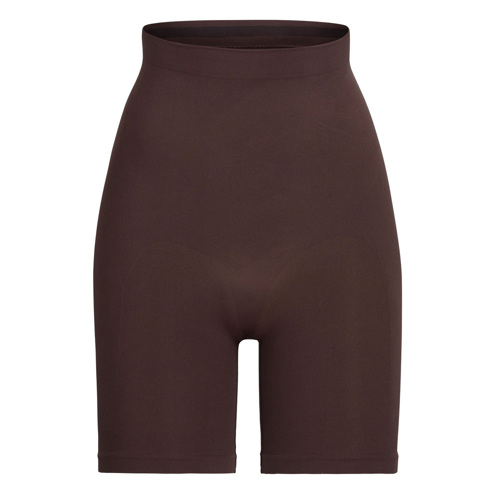 Skims SCULPTING ABOVE THE KNEE W/ OPEN GUSSET Kratasy Čokoláda | ACNX-85617