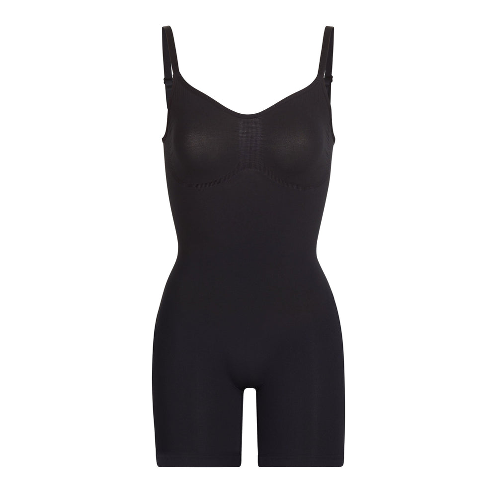 Skims SCULPTING BODYSUIT MID THIGH W. OPEN GUSSET Bodysuit Čierne | SULC-94381