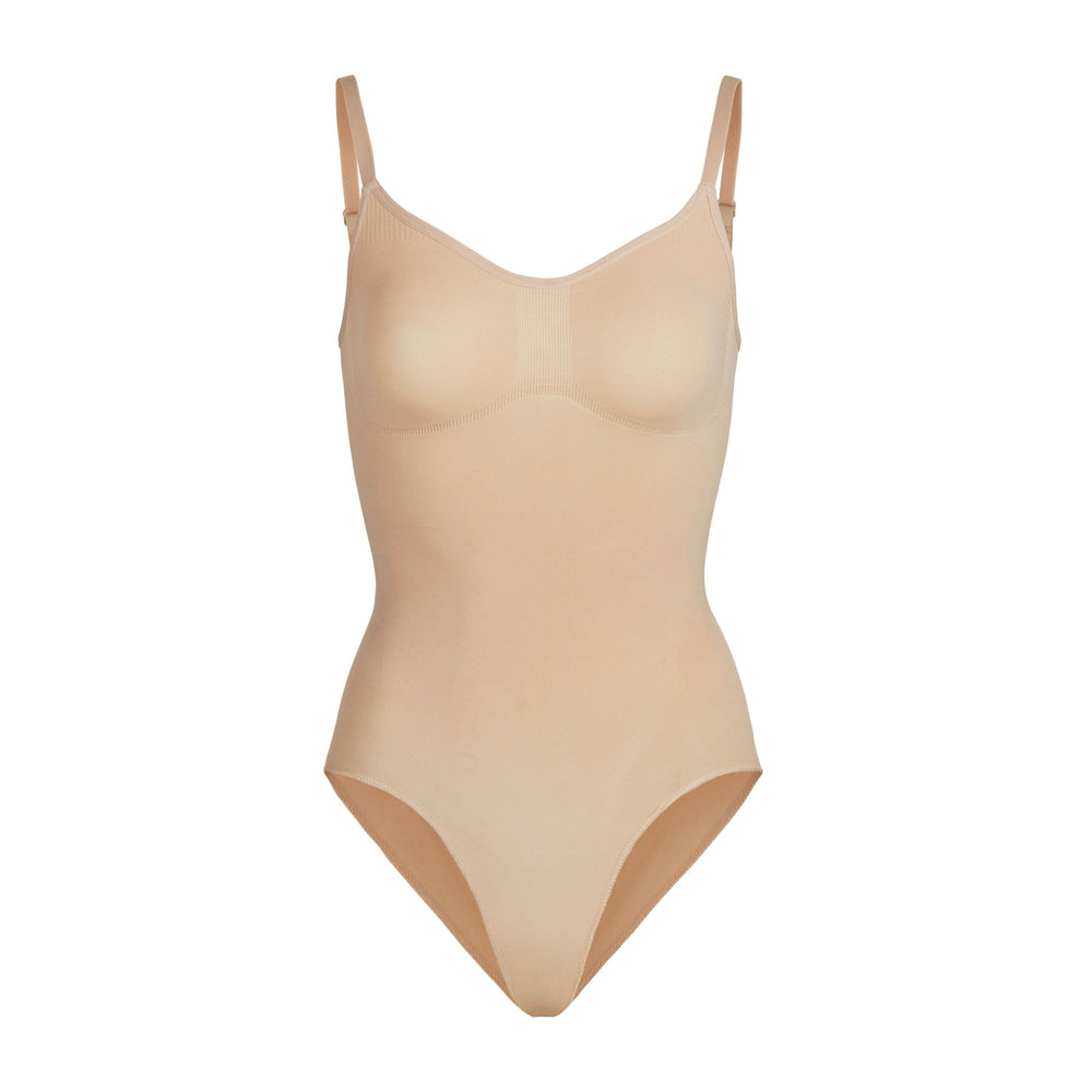 Skims SCULPTING BODYSUIT W. SNAPS Bodysuit Béžové | AYDG-84295