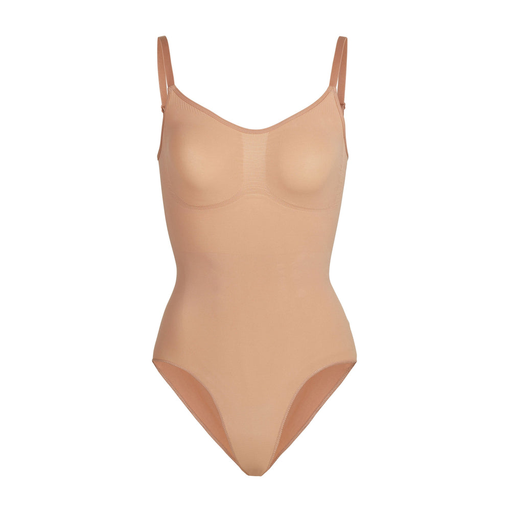 Skims SCULPTING BODYSUIT W. SNAPS Bodysuit Béžové | EXFI-10539
