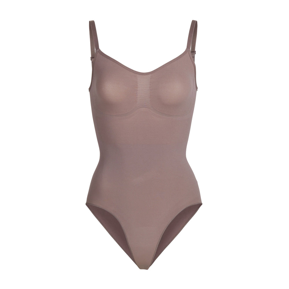 Skims SCULPTING BODYSUIT W. SNAPS Bodysuit Hnede | SXVZ-63192